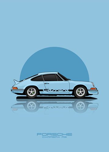 Kunstauto PORSCHE CARRERA RS Sky