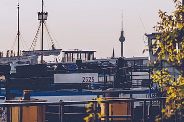 Berlin - Skyline Rummelsburger Bucht von Alexander Voss