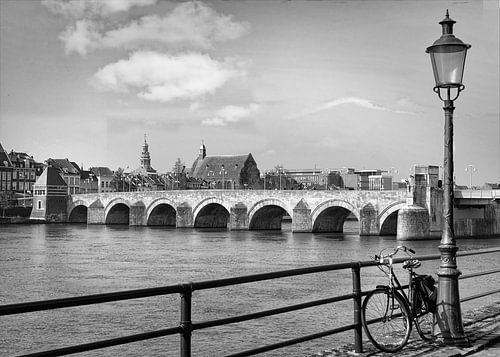 Saint Servatius Bridge in Maastricht, The Netherlands