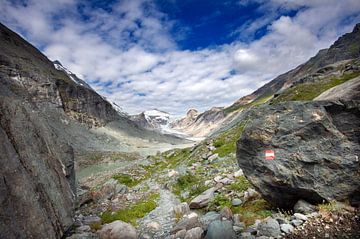 Pasterzengletscher im Nationalpark Hohe Tauern in den Alpen in Österreich von Marcel van Kammen