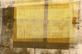 Abstract expressionisme met gloeiende frame structuur