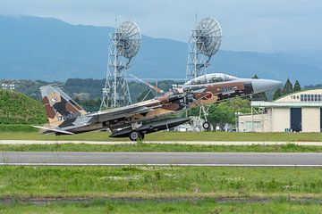 Japanse McDonnell Douglas F-15DJ Eagle.