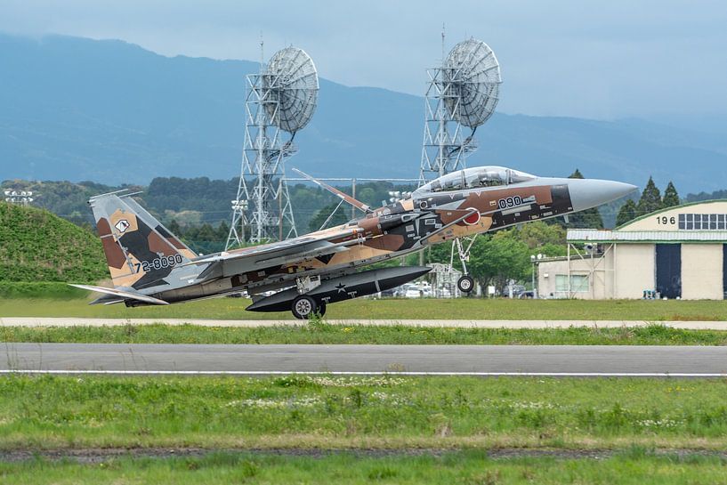 Japanese McDonnell Douglas F-15DJ Eagle. by Jaap van den Berg