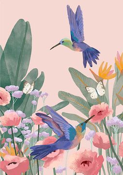 Hummingbirds van Goed Blauw