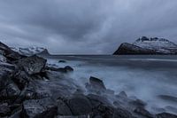 Paysage d'hiver de la Norvège