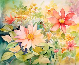 Fleurs de printemps sur Peet de Rouw