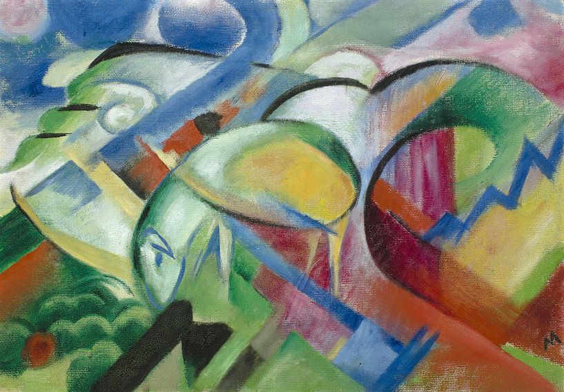The Sheep, Franz Marc by Masterful Masters