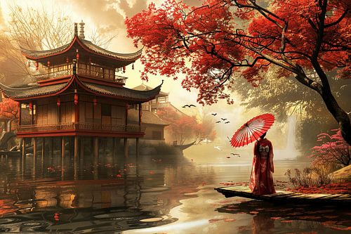 spiritueel Japan Azië van Egon Zitter