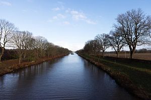 Ein sonniger Wintertag an der Ems