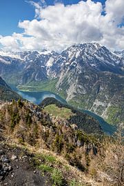 Alpenpanorama mit Blick auf den Königssee von t.ART