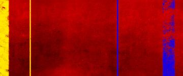 Rood geel blauw, abstract panorama