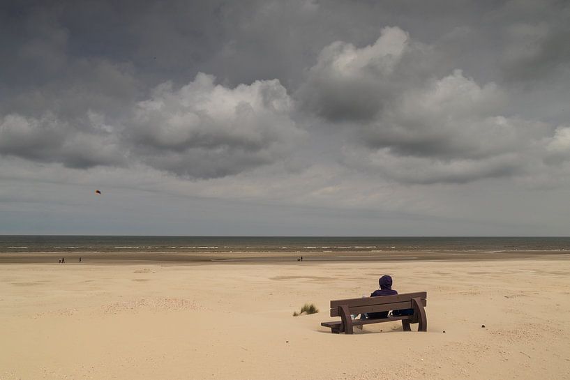 relaxing on the beach of Ameland by Meindert Marinus