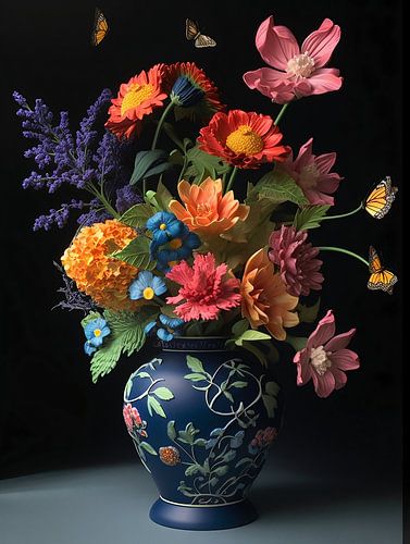 Classical Bouquet of Joy | Blooming Flowers by Flora Exlusive