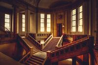 Trap in oud gebouw
