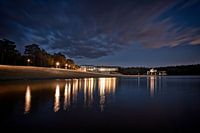 Bernsteinsee bei Nacht.