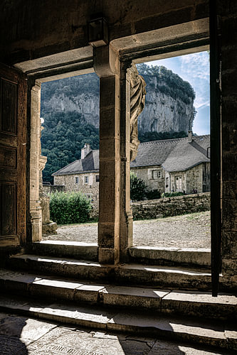 Blick durch die Abtei