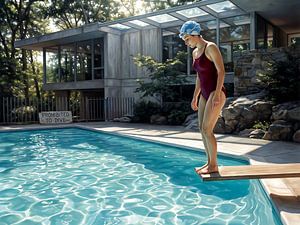 Grenzen überwinden im Schwimmbad