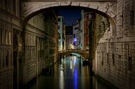 Unter der Seufzerbrücke in Venedig von Sabine Wagner Miniaturansicht