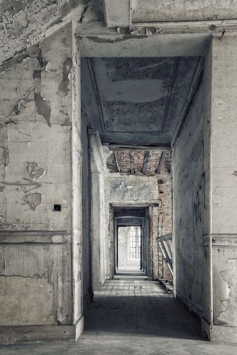 Urbex gang wanddecoratie | Verlaten plekken