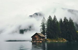 Mystische Herbststimmung in den Bergen