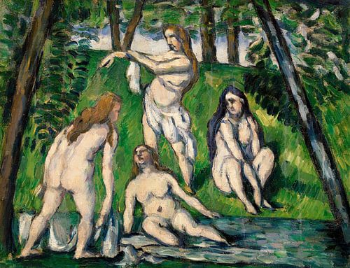 Cézanne, Vier baadsters (ca. 1876–1877)