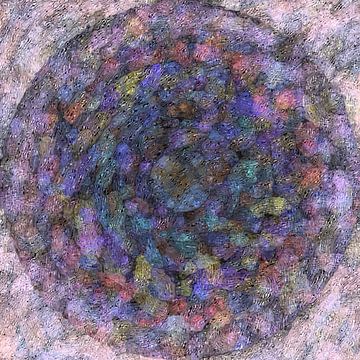 Abstract cirkels van Maurice Dawson