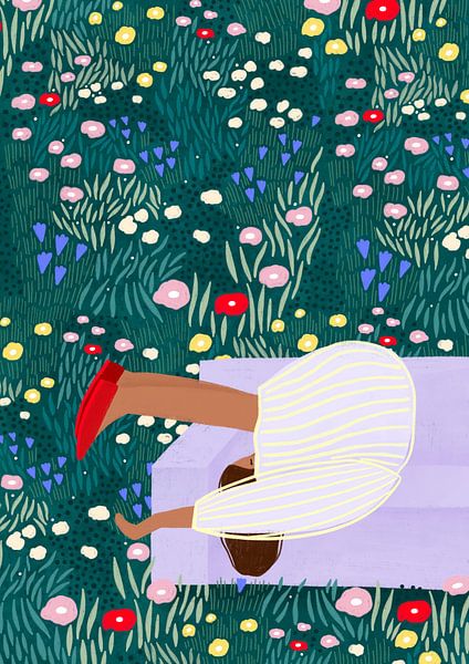 Rêverie en fleurs par Bea Müller