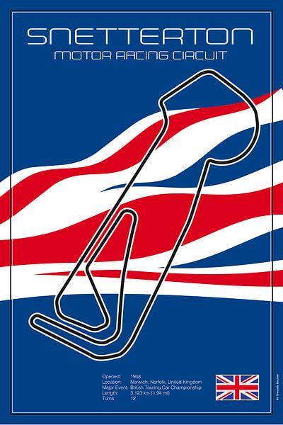 Racetrack Snetterton van Theodor Decker