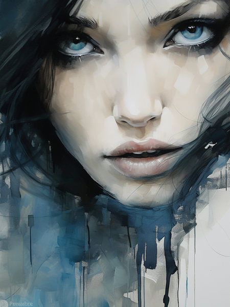 Modern Abstract Portret van SPEQ ART