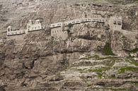 Kloster der Versuchung auf dem Felsen, ein Ort, an dem der Legende nach der Teufel Christus versucht von Michael Semenov Miniaturansicht