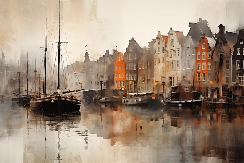 Grachtenpanden van Bert Nijholt