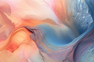 Hemels Water | Abstracte Kleuren van Blikvanger Schilderijen