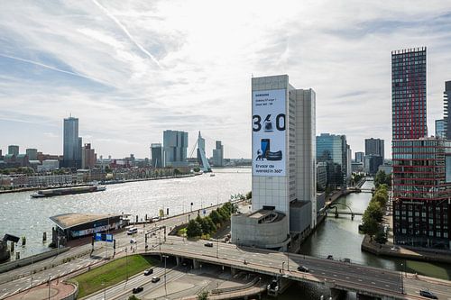 De skyline van Rotterdam