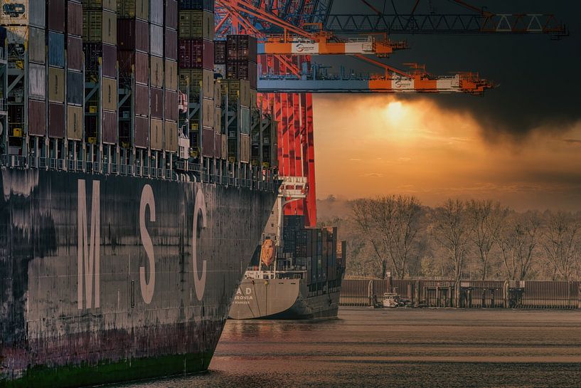 Hamburg - Eurogate Containerterminal Hafen von Das-Hamburg-Foto