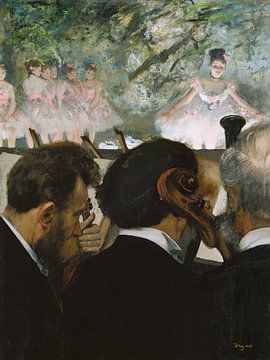 Edgar Degas ,de orkestmuzikanten