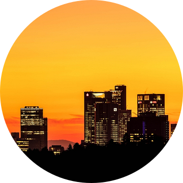 Frankfurt Skyline Panorama van Christian Klös