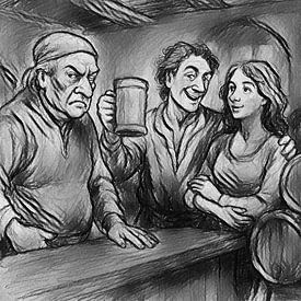 As the worth is, he trusts his guests ( proverb saying ) by Jose Lok