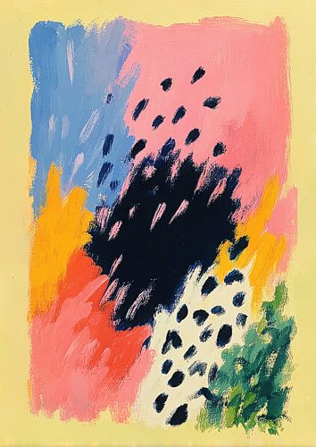 Spontaneous splashes of colour - Dynamic abstraction