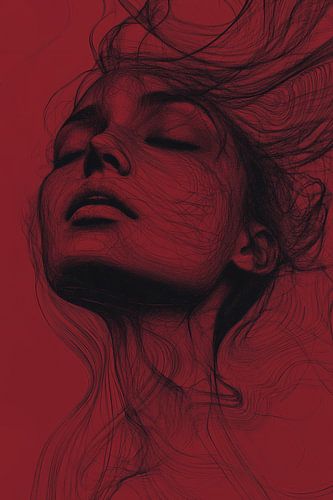 Entangled in Red Emotion