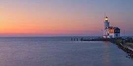 Panoramic sunrise at the Horse of Marken by Henk Meijer Photography