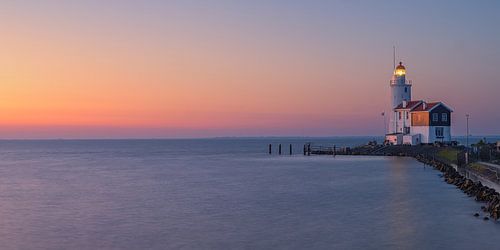 Panorama zonsopkomst bij het Paard van Marken