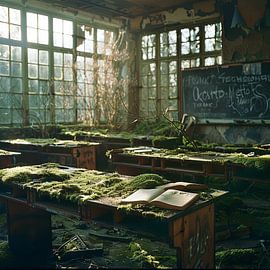 Lost Places: Klassenzimmer von Poster Art Shop