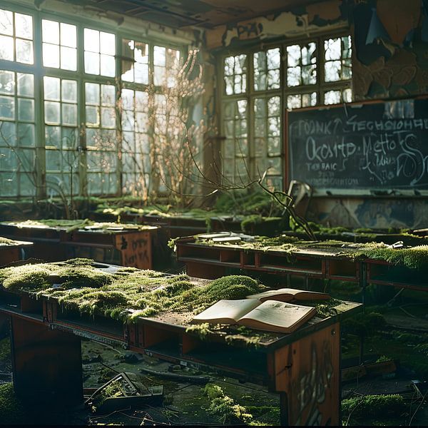 Lost Places: Classroom by Poster Art Shop