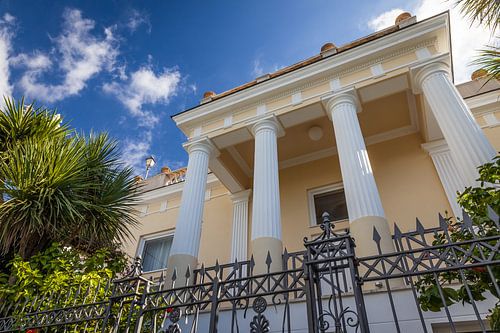 Klassieke villa in het dorp Capri, Italië