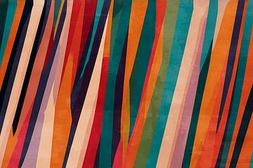 Colorful Mountain Peaks