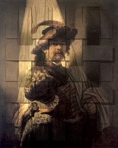 Der Fahnenträger - Rembrandt van Rijn