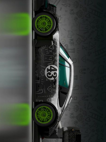 Urban Drift : Une machine de course fusionnée avec l'art par John Dan
