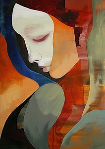 Abstract Frau