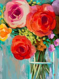 Marché aux fleurs d'Amsterdam, inspiré par cet endroit charmant. sur Hella Maas