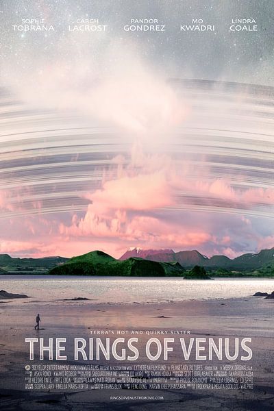Filmposter The Rings of Venus van Frans Blok - foto's, kunst en andere wanddecoratie